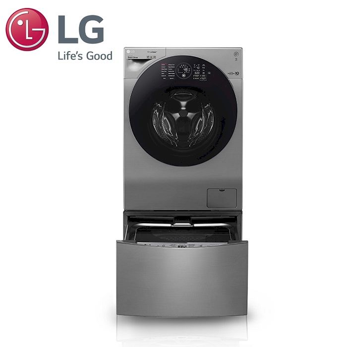 LG 12+2公斤 蒸洗脫烘TWINWash雙能洗洗衣機 (WD-S12GV+WT-D200HV)